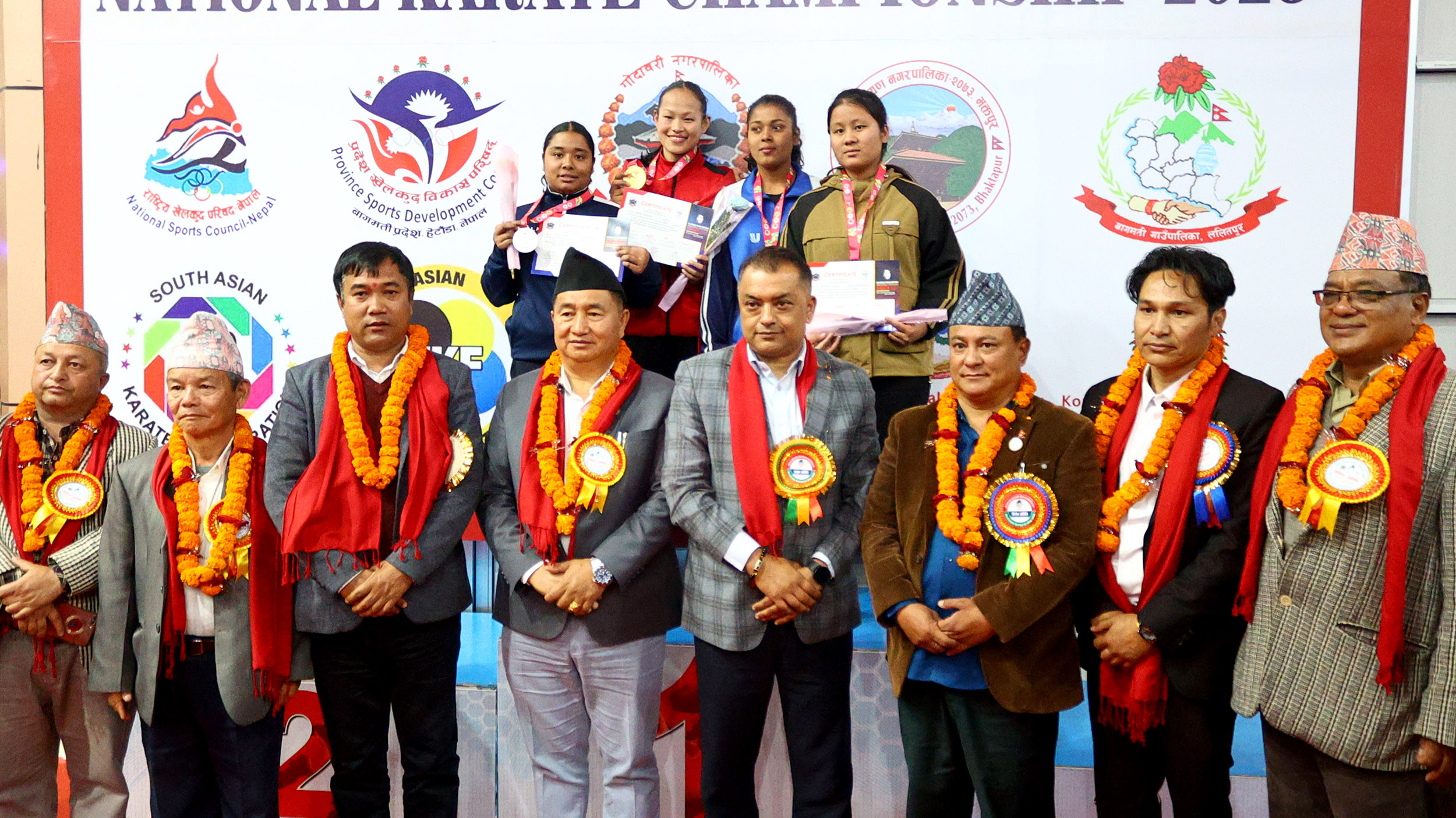 कराते प्रतियोगितामा नेपाल पुलिस क्लब टिम च्याम्पियन