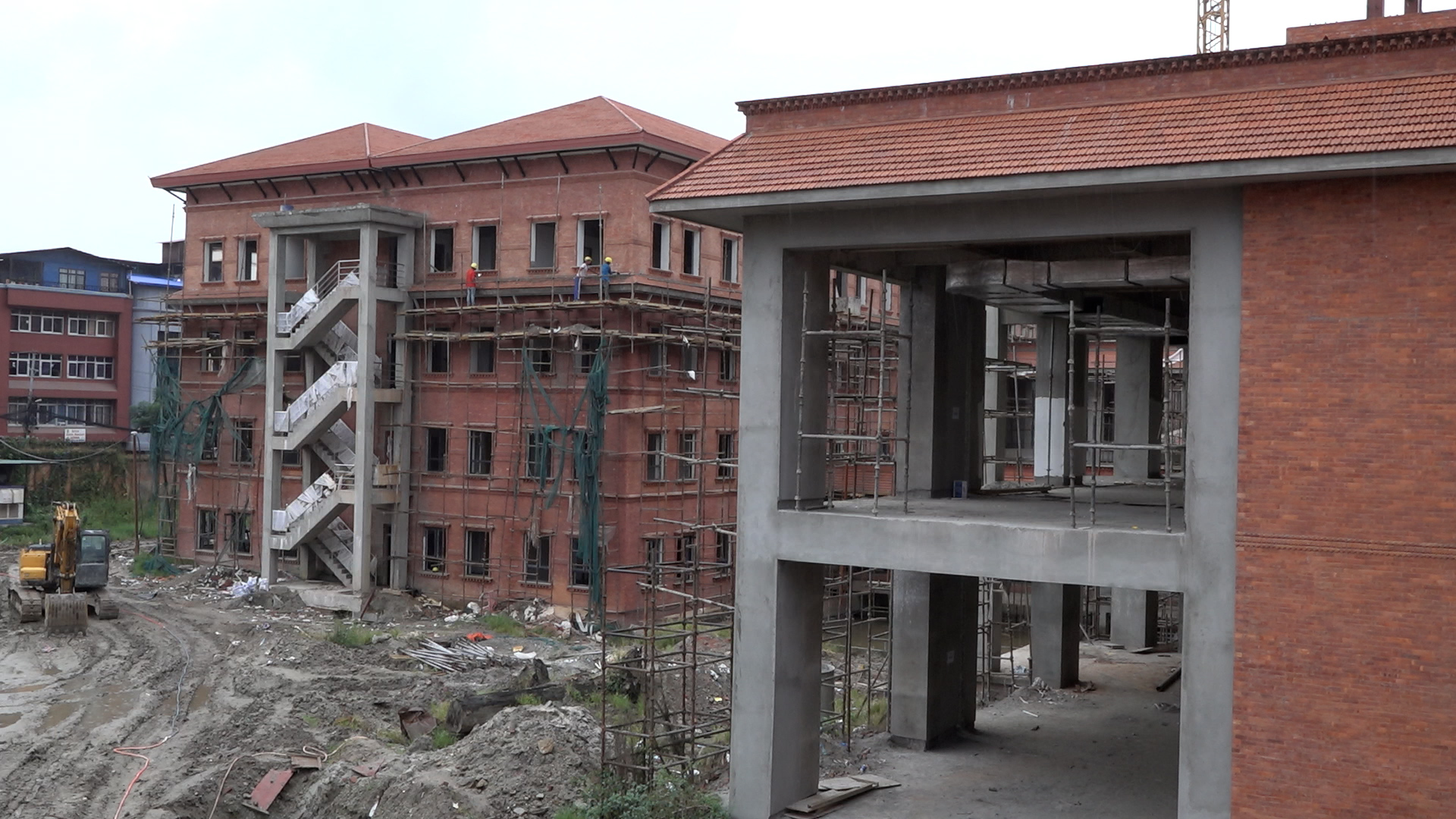 नयाँ संसद भवन निर्माण अन्तिम चरणमा, करिब चारसय मजदूर २४ सै घन्टा सक्रिय