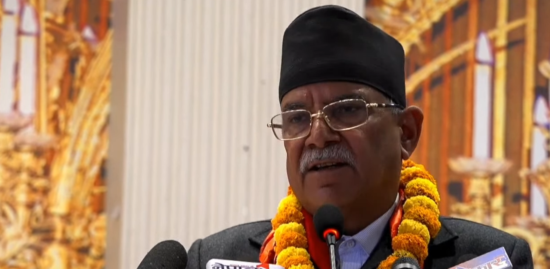 प्रचण्डको दावी 'यतिबेला चुनाव हुन नदिन चलखेल भैरहेको छ'