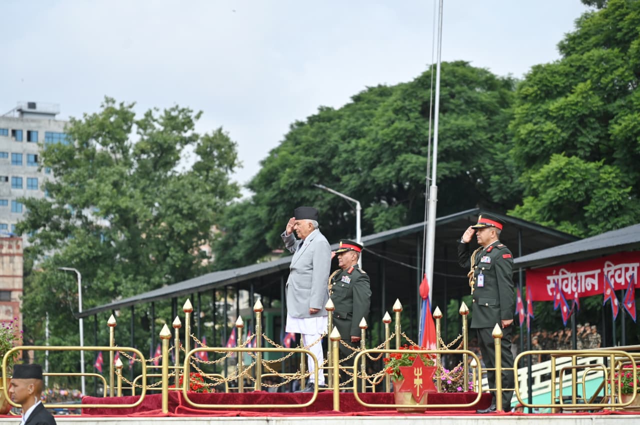 संविधान दिवस मनाउन राष्ट्रपति पौडेल टुडिखेलमा