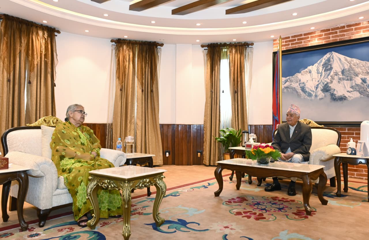 राष्ट्रपति र प्रधानमन्त्रीबीच भेटवार्ता