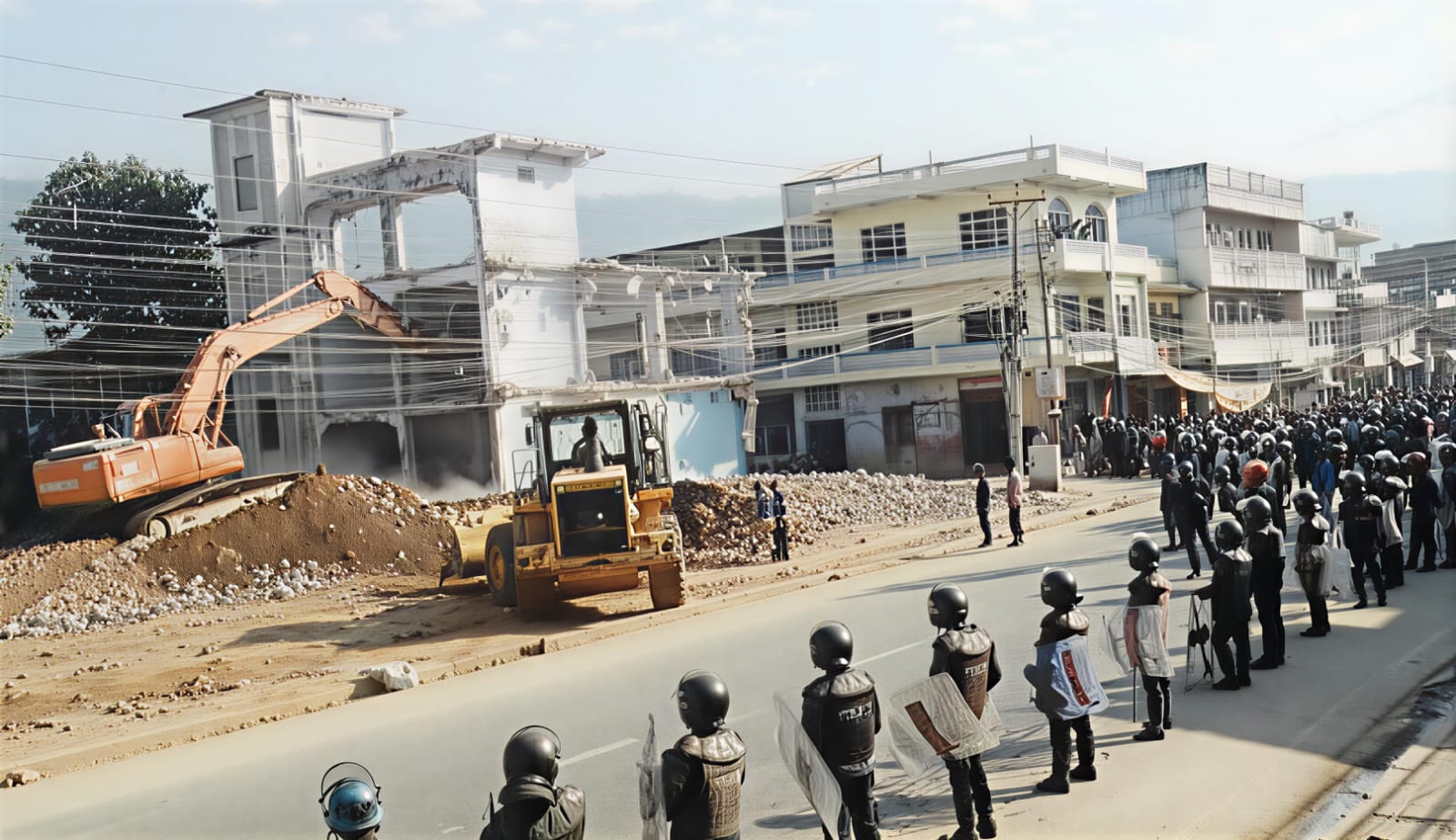 हेटौंडामा १५ दिनभित्र सडक सीमाभित्रका संरचना हटाउने अल्टिमेटम