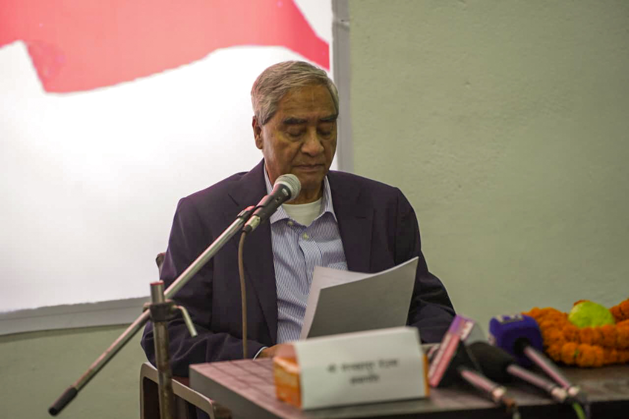 देशमा निर्वाचनको वातावरण नै बनेको छैन : सभापति देउवा