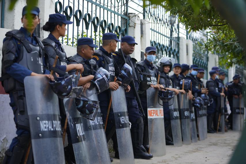 जेनजीको प्रदर्शन : संसद भवन अगाडि बाक्लो संख्यामा सुरक्षाकर्मी तैनाथ (तस्बिरहरु)