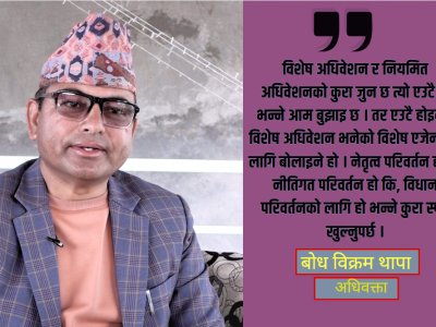 'वैध होइनन् विशेष महाधिवेशन प्रतिनिधि'