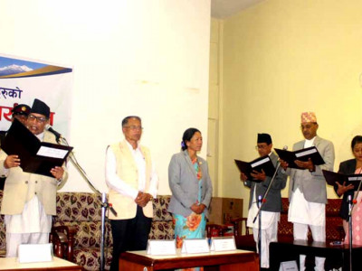 गण्डकीमा दुई तिहाइको सरकार, नौ सदस्यीय मन्त्रिपरिषद्
