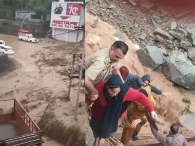 भारतको जम्मू-कश्मीर झरी र बाढीले नराम्ररी प्रभावित