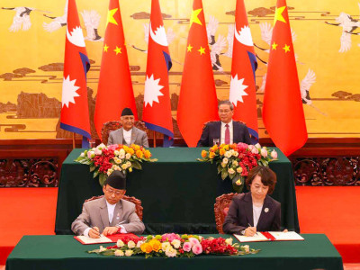 नेपाल र चीनबीच आठ सहमतिपत्रमा हस्ताक्षर