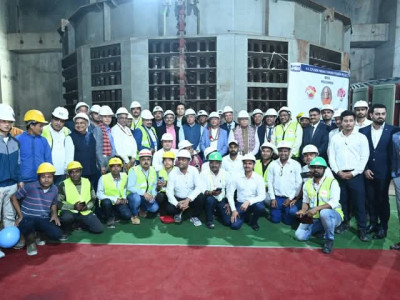 भारतीय ऊर्जा मन्त्रीद्वारा अरुण–३ जलविद्युत् परियोजनाको अवलोकन