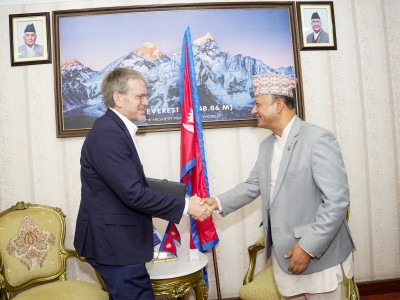 उर्जामन्त्री खड्कासँग अमेरिकी राजदूतको भेट, एमसीसी परियोजनाबारे छलफल