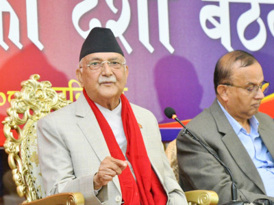 देशलाई सुशासन, विकास र शान्तिको बाटोमा फर्काउन जरुरी छ : अध्यक्ष ओली