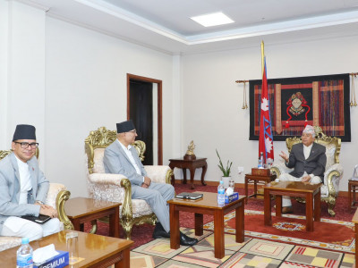 राष्ट्रपतिलाई बजेटबारे ब्रिफिङ