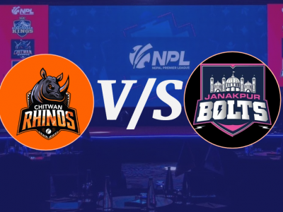 एनपीएल : चितवन राइनोजले जनकपुर बोल्ट्सविरुद्ध पहिला ब्याटिङ गर्ने
