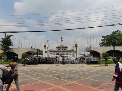 सिंहदरबार, प्रधानमन्त्री कार्याल र राष्ट्रपति भवन परिसरमा समेत कर्फ्यु