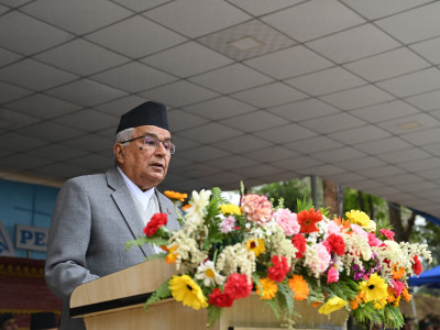 नेपाली सेनाले अन्तर्राष्ट्रिय जगतमा नेपालको छवीलाई उच्च राखेको छ : राष्ट्रपति