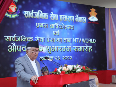 लोकतन्त्रको सुदृढीकरण गर्नमा सञ्चारमाध्यमहरुको योगदान महत्वपूर्ण :  राष्ट्रपति