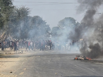 सुनसरी सीमा क्षेत्रमा गोली लाग्दा एकजनाको मृत्यु, घटना स्थलमा प्रदर्शन