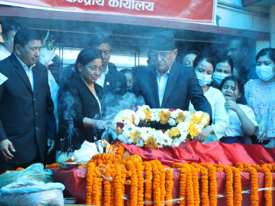 सीता दाहालको राजकीय सम्मानका साथ अन्त्येष्टि गरिने