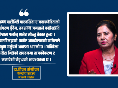 'नेतृत्वमा पुग्ने मेरो दायित्व बनिसकेको छ'