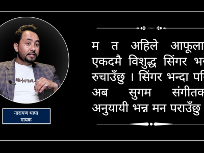 राज्यले कलाकारलाई मार्गनिर्देशन गर्न सकेन : गायक नारायण थापा