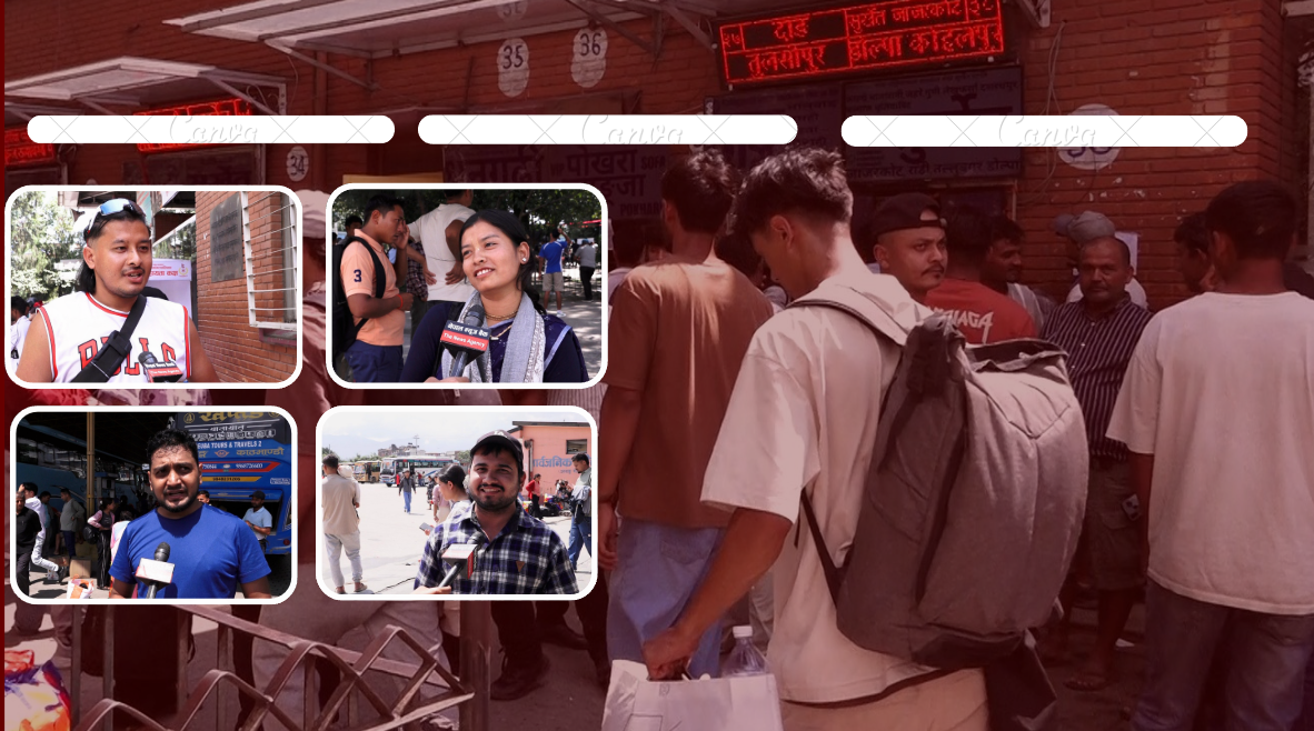 काठमाडौंबाट दसैं यात्रा : गाउँ फर्किंदा कोही उत्साहित, कोही चिन्तित