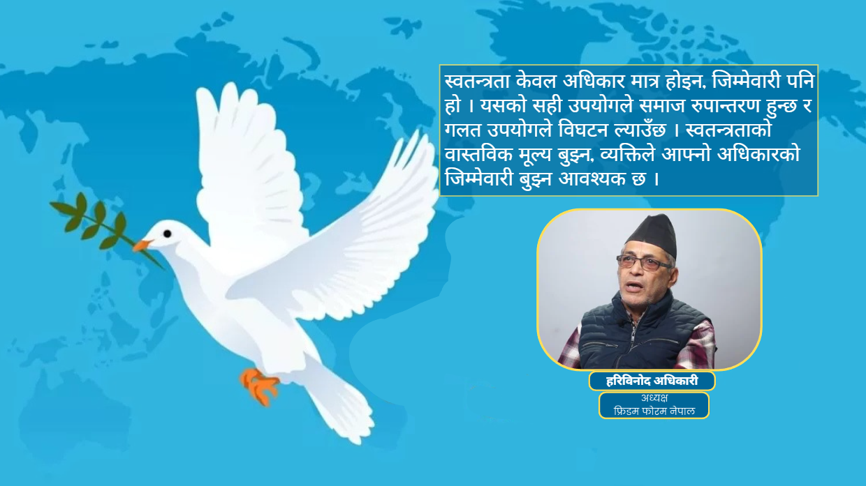 स्वतन्त्रता र प्रजातन्त्र : हिजोको संघर्षदेखि आजको जिम्मेवारीसम्म